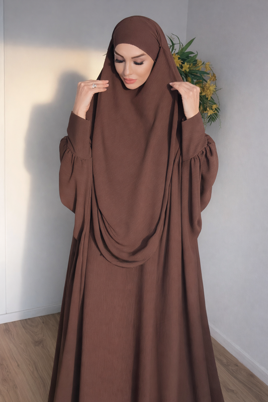 💫 Ramadan Collection Tweelaagse Khimaar voor Rust & Bedekking