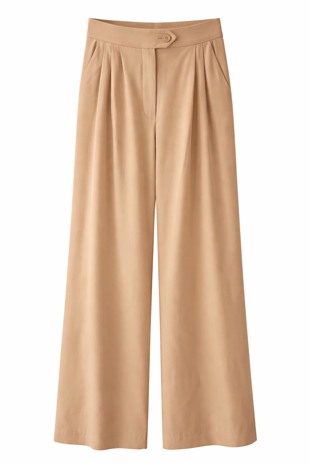 Beige Elegance Wide Leg Broek Nr 22✨