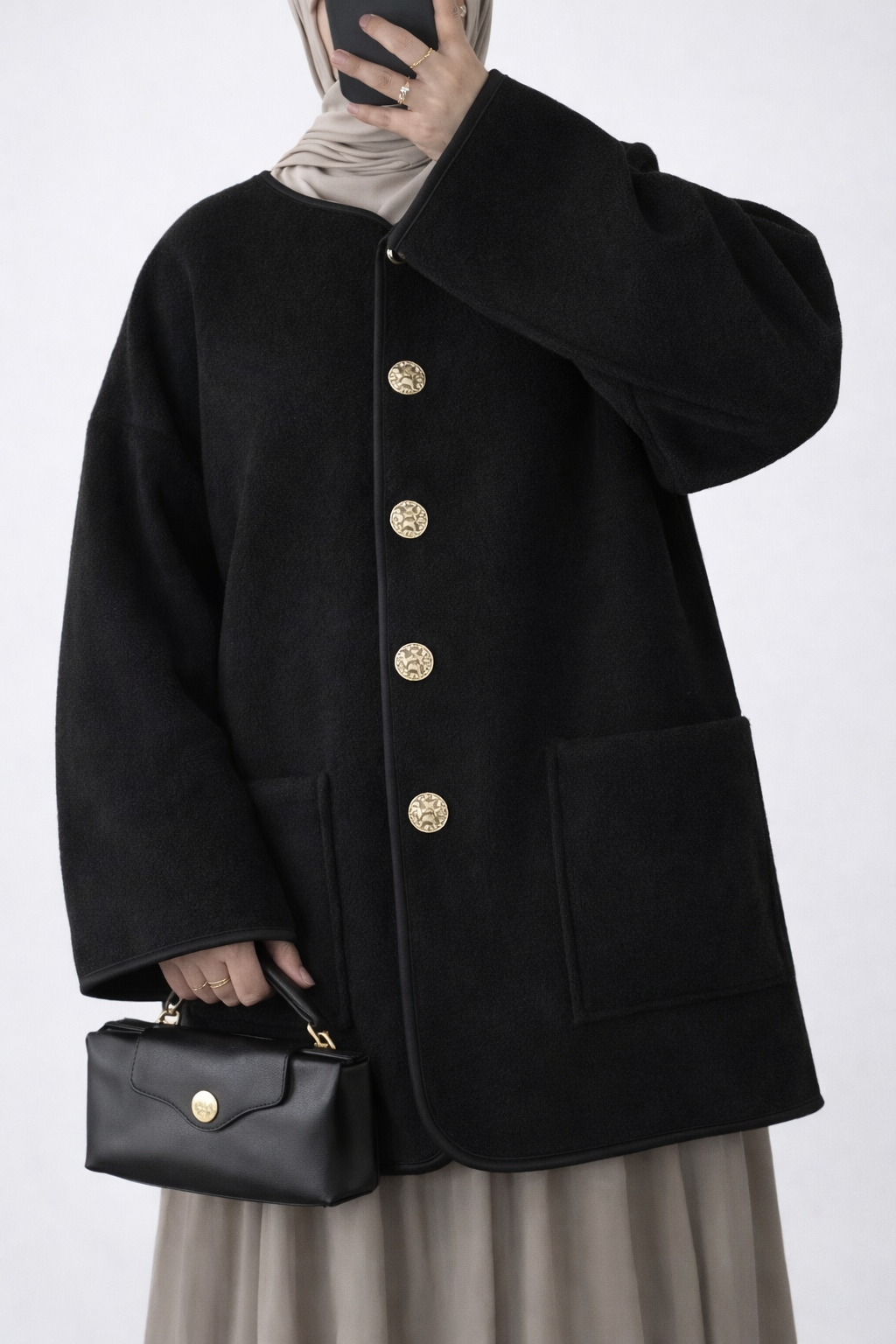 Luxe Teddy Mantel Kort Model Warm & Stijlvol ✨