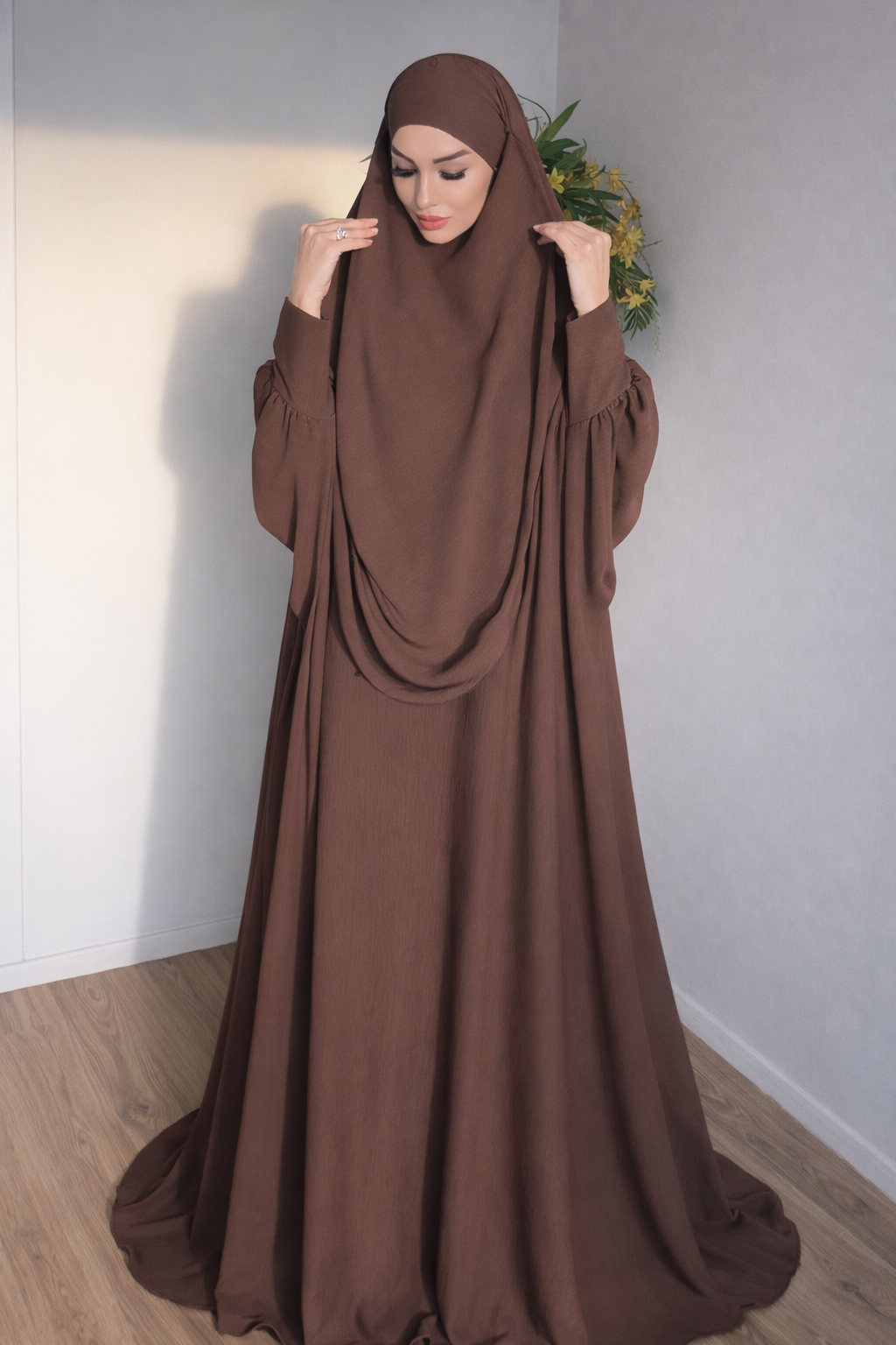 💫 Ramadan Collection Tweelaagse Khimaar voor Rust & Bedekking