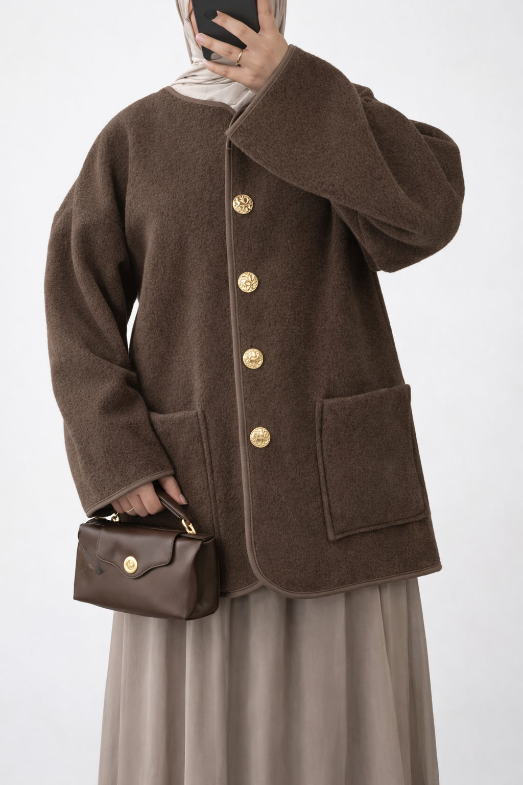 Luxe Teddy Mantel Kort Model Warm & Stijlvol ✨