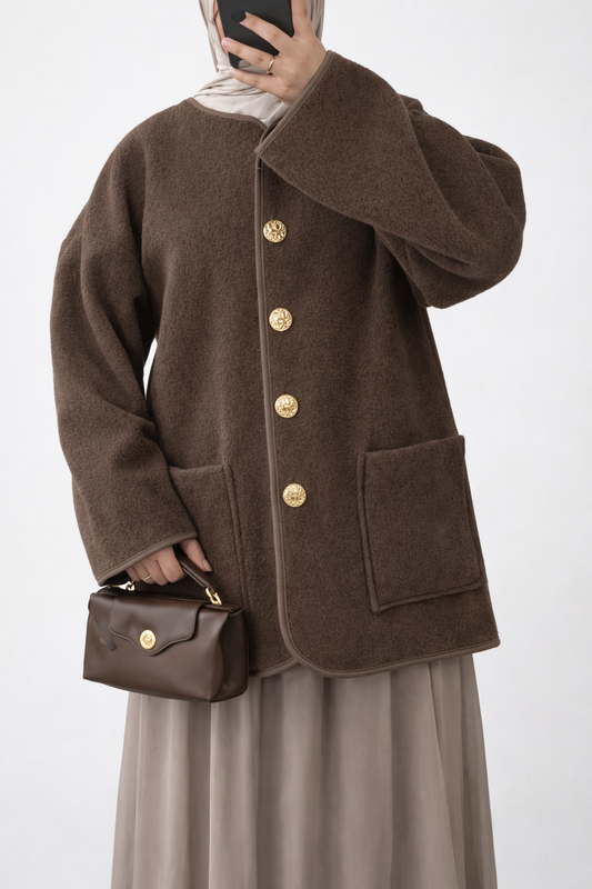 Luxe Teddy Mantel Kort Model Warm & Stijlvol ✨