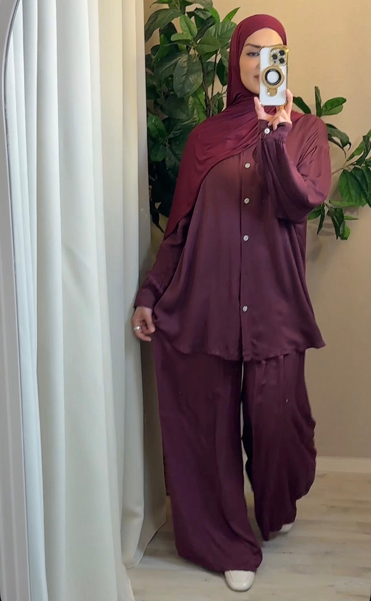 Lina Soft Flow Set Plum 💫