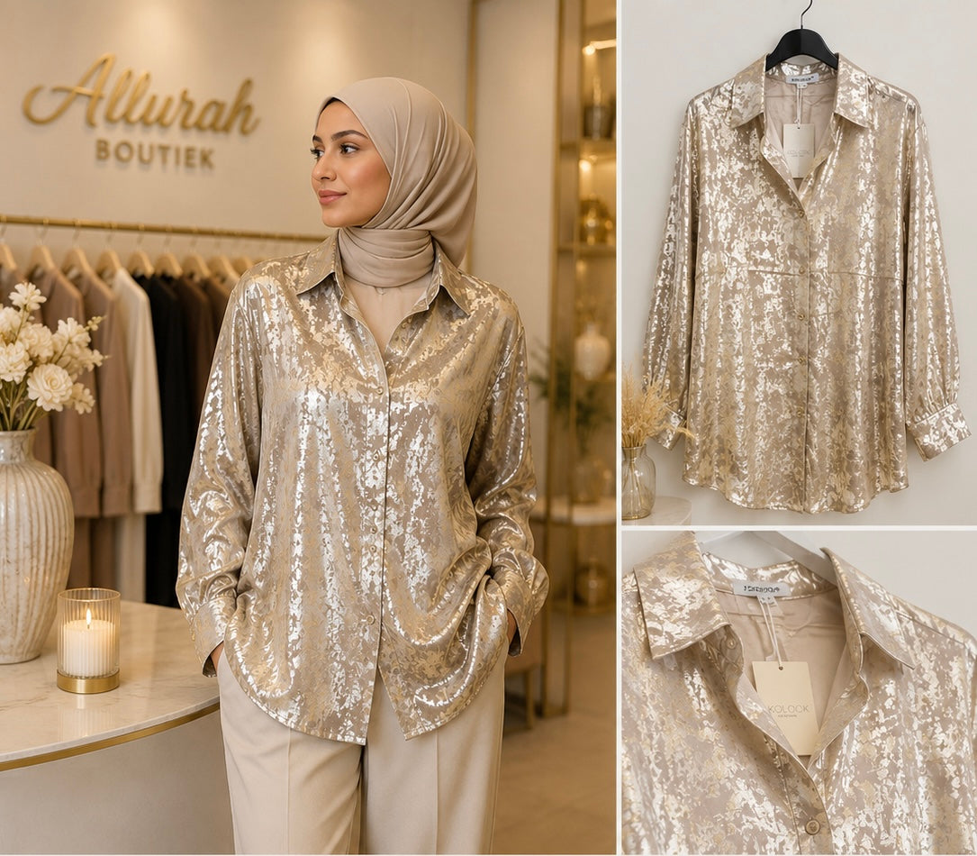 Lumière Satin Blouse 🍂