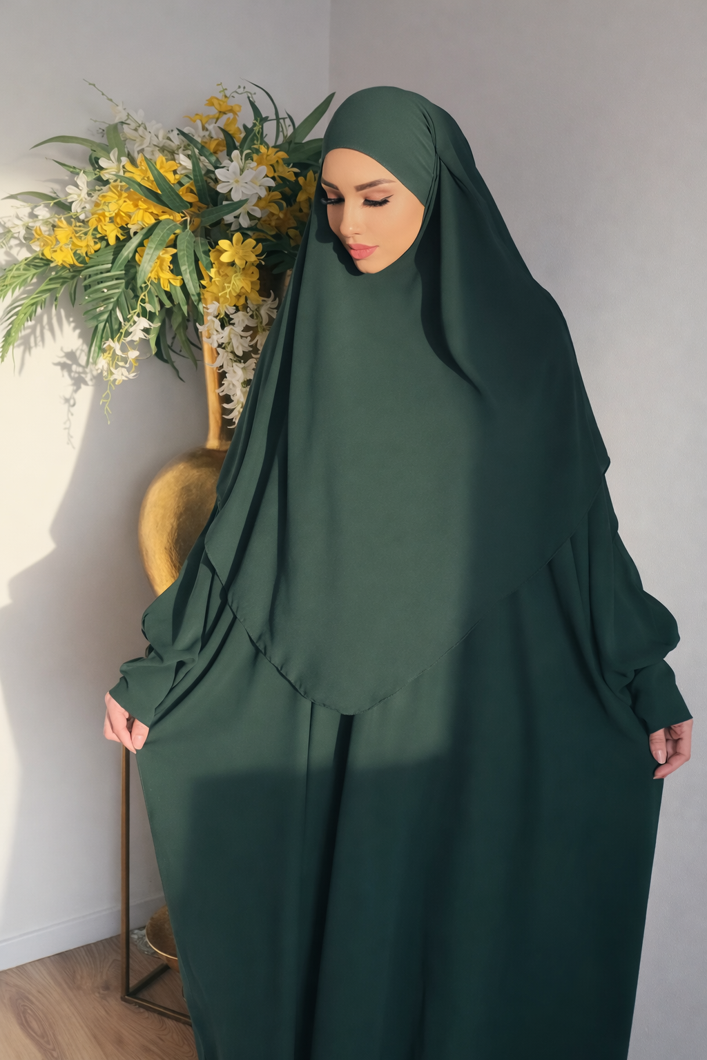 💫 Ramadan Collection Tweelaagse Khimaar voor Rust & Bedekking