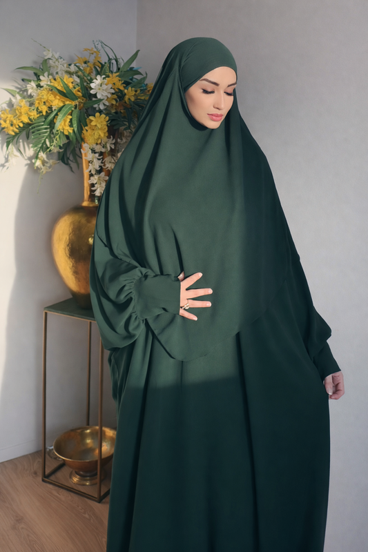 💫 Ramadan Collection Tweelaagse Khimaar voor Rust & Bedekking
