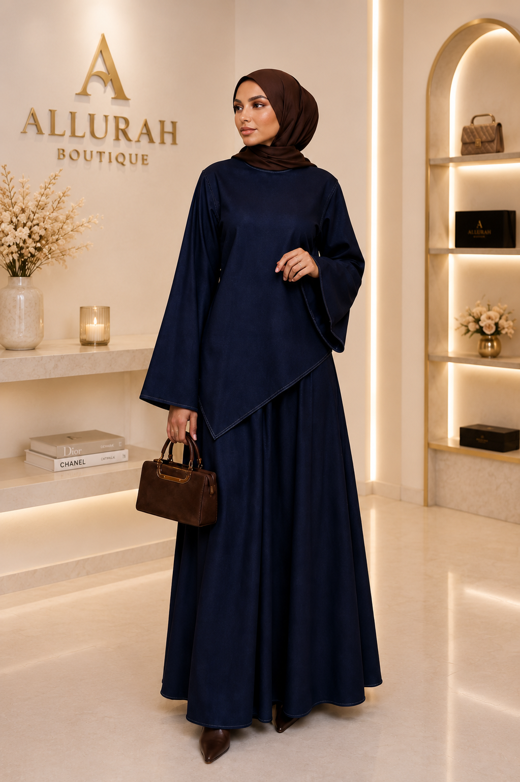 Denim Elegance Set Sapphire Blue 🍂