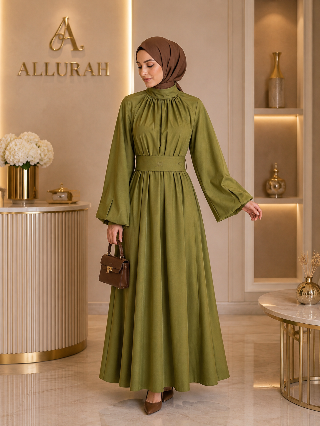 Amara Pleated Dress