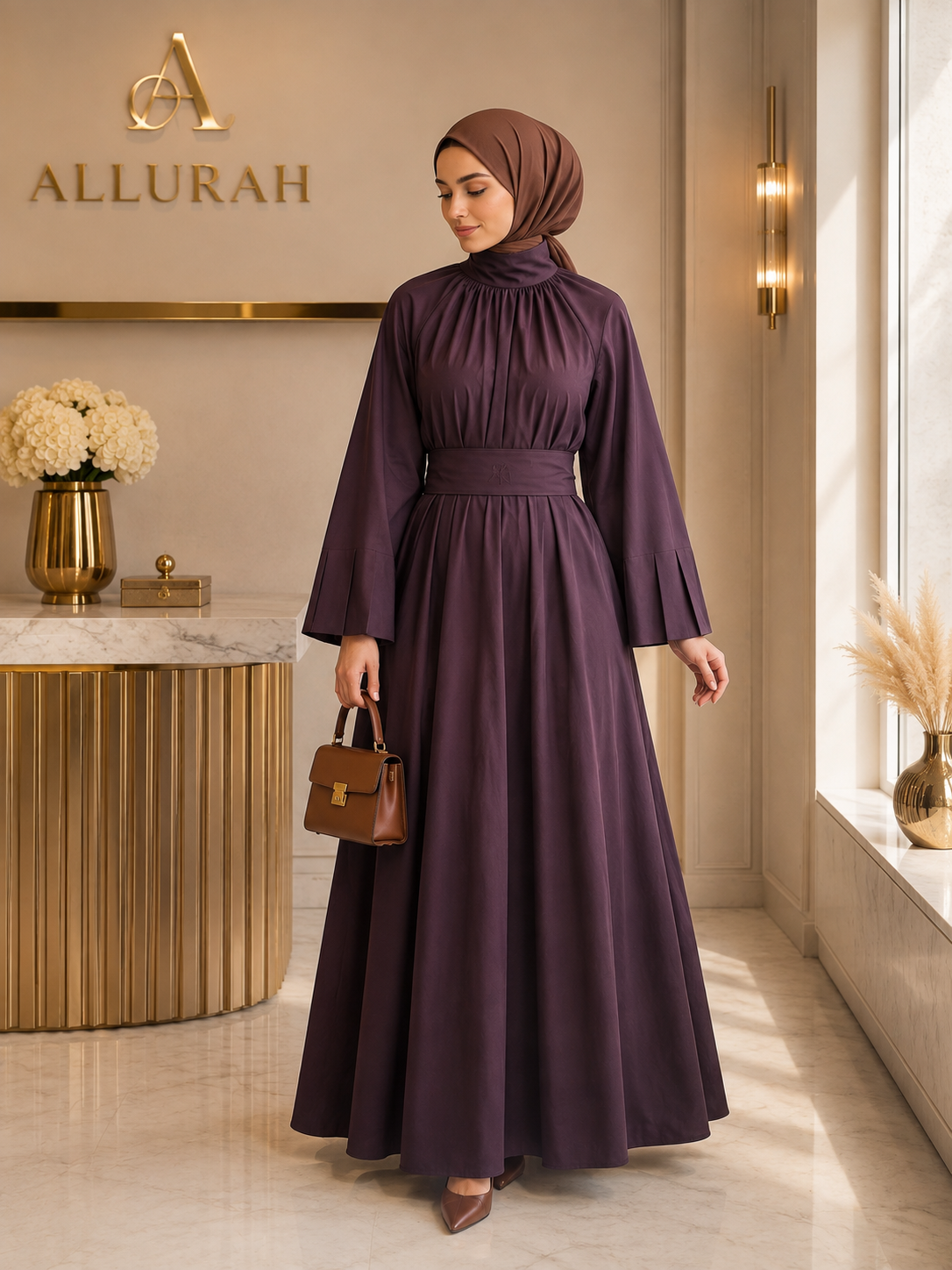 Amara Pleated Dress