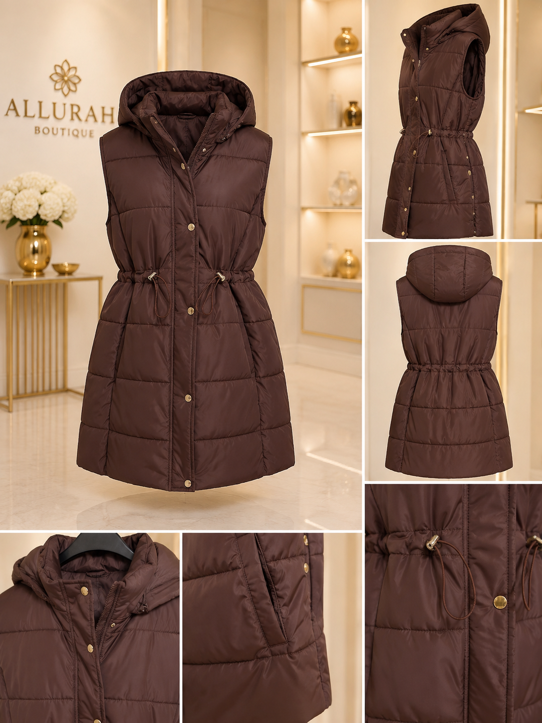 Lina Waterproof Puffer Gilet