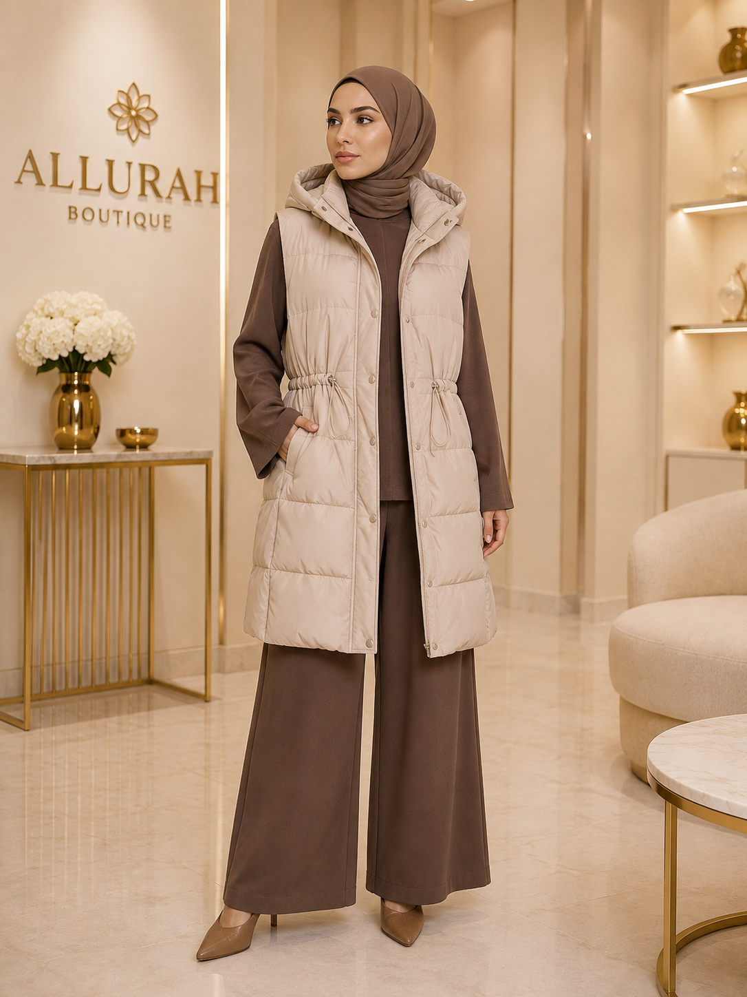 Lina Waterproof Puffer Gilet