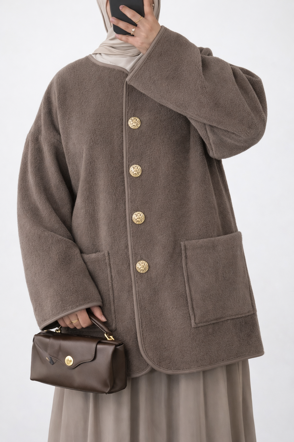 Luxe Teddy Mantel Kort Model Warm & Stijlvol ✨