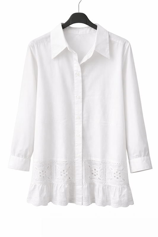 Lace Grace White Bloes Nr 3 ✨